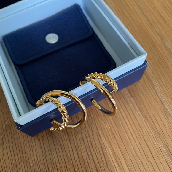 Missoma Radial Hoop Earrings - Picture 2 of 5